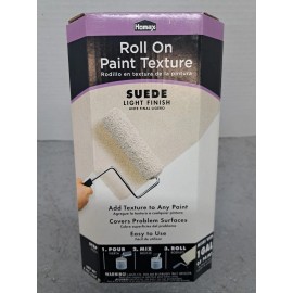 HOMAX Paint Texture Powder Additive SUEDE Light Finish MIX in 1 Gallon ROLL ON