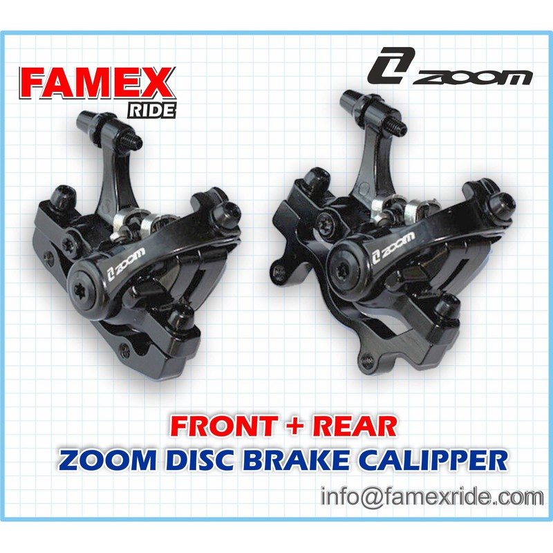 ZOOM MTB Bike Mechanical Disc Brake Calliper Front & Rear
