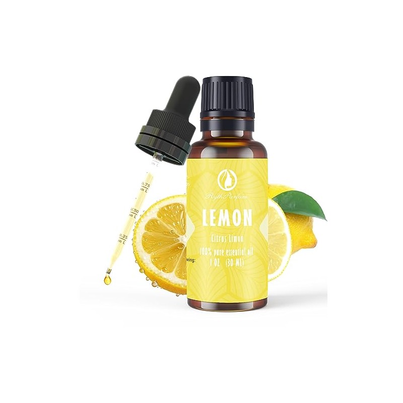 Rythparfum Lemon Essential Oil with Scaled Dropper * 1oz