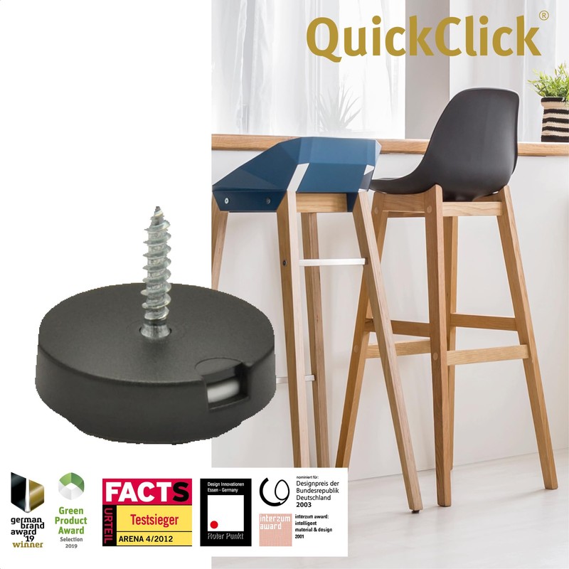Wagner QuickClick® Felt Pads & Plastic Gliders Reversible 2 Sides