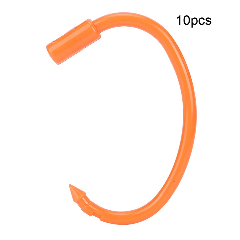 10PCS Plastic Lightweight Good Elasticity Farm Bull Nose Ring Accessory