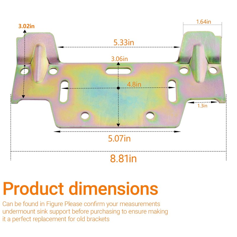 99-161 Wall Hung Sink Bracket, Wall Mount Sink Bracket for
