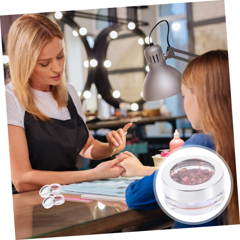 Healvian Nail Art Decoration Glitter Sequins Bottles of Art Glitters