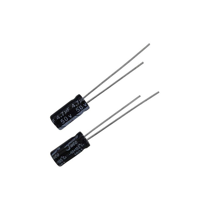[10 pieces] Electrolytic Capacitors 50V 4.7uF 5x11 [JWCO]