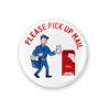 2.25 Inch Mailman With Mailbox Outgoing Mail Magnet Please Pick