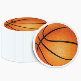 100Pcs Basketball Napkins Basketball Shaped Paper Napkins Basketball Party Favors for Sport Party Baby Shower Birthday Party Basketball Themed Party Supplies