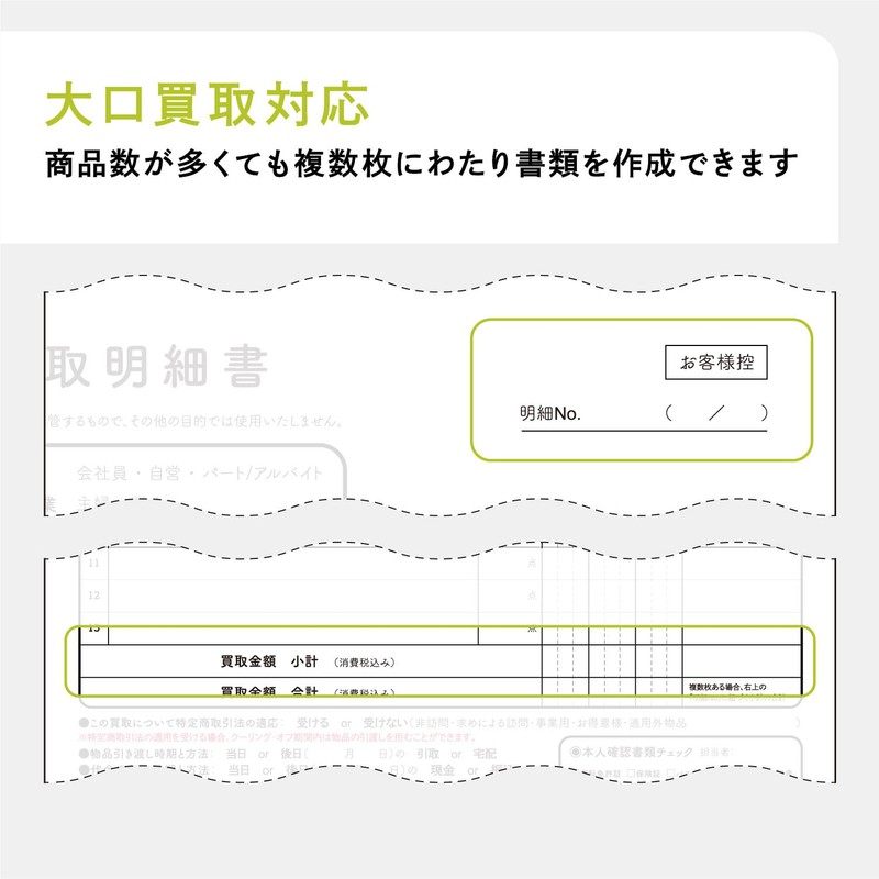 Business Trip Purchase Statement, Business Trip Purchase Slip, Cooling-Off Compatible,