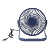 Small Air Circulator Fan 2 Adjustable Speed Blue Portable Rechargeable