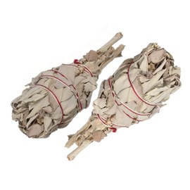 Smudge Stick California White Sage Small Twins 5″ (12cm) Pack of 2