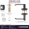 Commercial Door Handle Lock, Bathroom Locks for Home Doors, Vacant