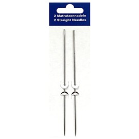 2 Mattress Needles 2.0 x 150 mm Silver