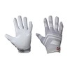 BARNETT FRG-03 White Professional Receiver Football Gloves, RE, DB, RB