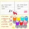 Yinder 24 Pcs Teacher Stamps for Classroom Self Inking Classroom