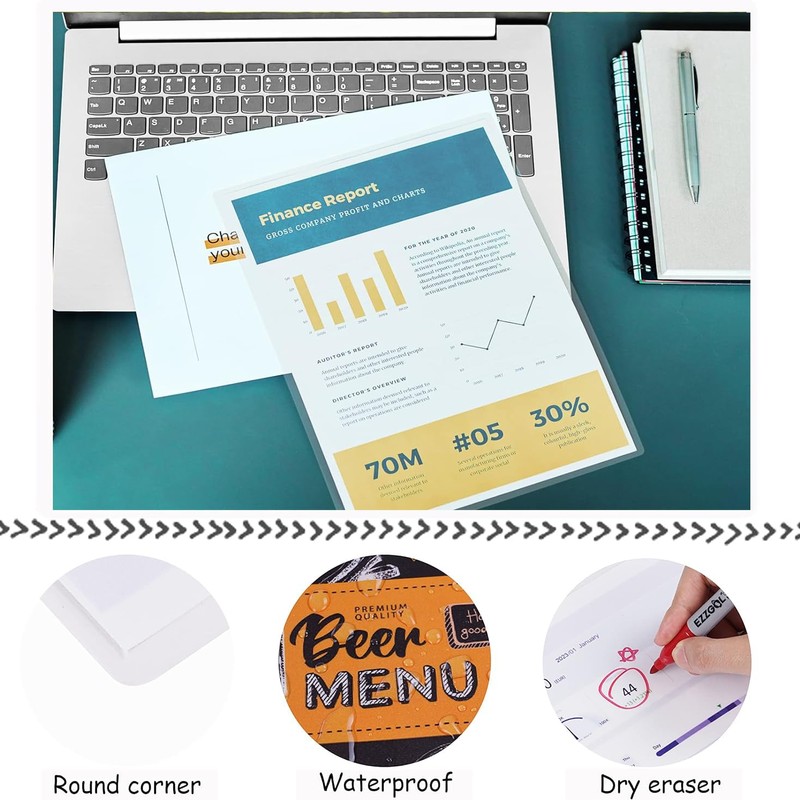 Clear Thermal Laminating Pouches Laminating Sheets for Use with Thermal