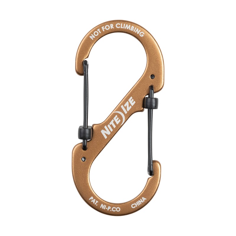 NITEIZE LSBA4-R6 Sliding Lock, Aluminum Carabiner, #4, Lightweight, Key Chain