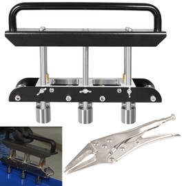 ER3 Three-Station Edge Roller Bender,Large Radius Sheet Metal Bead Roller Bender，0-90° Bending Angle, for 29 to 22-Gauge Steel,Making 5/8" to 4" (16 to 102 mm) Bends