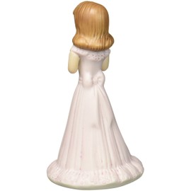 Enesco Growing Up Girls “Brunette Age 9” Porcelain Figurine, 5”