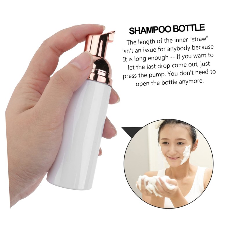 Baluue Reusable Foam-Making Containers Makeup Pump Bottle Shampoo Conditioning Cream