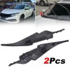 JJMY 1Pair For Honda Civic 2016-2021 Car Front Cowl Windshield