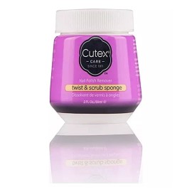 Cutex Nail Polish Remover Twist  Scrub Sponge 2 Oz (pack Of