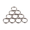 TIKING 10pcs/Lots Titanium Small Split Rings Ti Micro Split Key