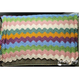 Unbranded Crochet Chevron Baby Blanket Zig Zag PATTERN ONLY