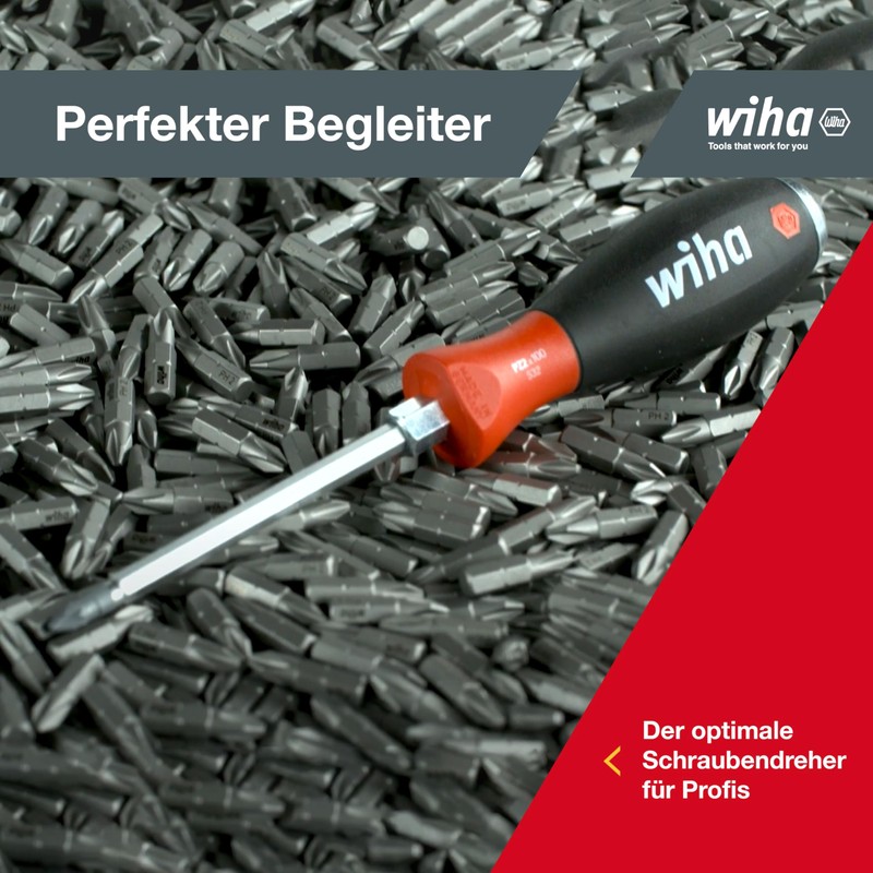 Wiha 530HK6 SoftFinish Flathead/ Phillips/ Screwdriver Set 6 Piece