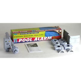 PoolEye Immersion Battery Powered Alarm for Inground 18 x 36’ – Water Motion Sensor for Pool Safety, Poolside Siren Only, PE20, Grey