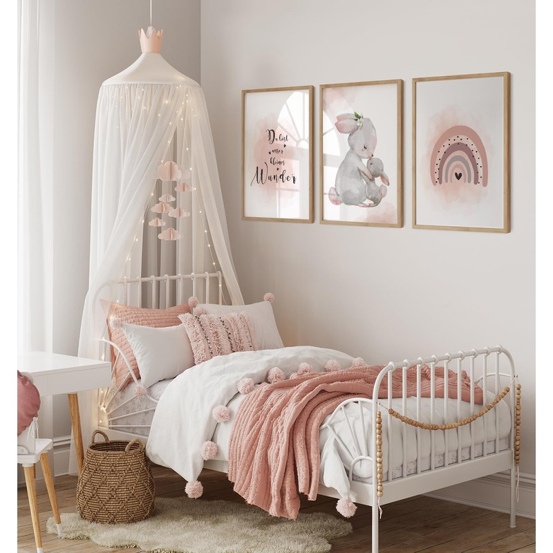 artpin® Children's Room Decoration Poster, A4 Pictures, Baby’s Room, Set