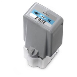 SuppliesMAX Compatible Replacement for Canon ImagePROGRAF PRO 1000 Photo Cyan Pigment Wide Format Inkjet (80ML) (PFI-1000PC)