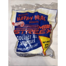 Hot Wheels 1992 McDonald's Happy Meal  Hot Wheels Mini Streex - Hot Shock Mini Streex NIP