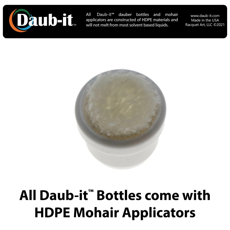 Daub-it Empty Bottles with Mohair Dauber Applicator - 3 Pack