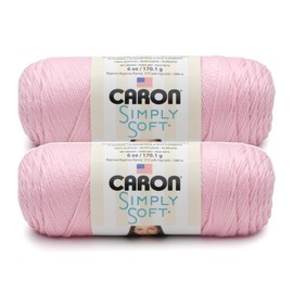 Bulk Buy: Caron Simply Soft Yarn Solids (2-Pack) (Soft Pink)