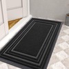 Buganda Front Door Mat Indoor Outdoor Entrance, Non-Slip Natural Rubber