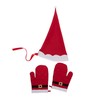JOYIN 6 PCS Santa Lady Apron Christmas Kitchen Linens Accessories