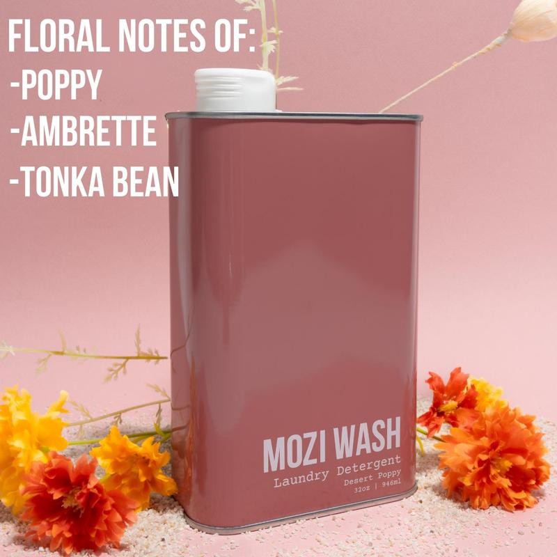 Mozi Wash Luxury Scented Laundry Detergent, Ultra Concentrated 50+ Loads