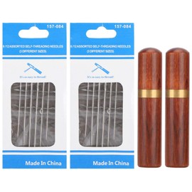 Surtido de agujas autoenhebrables, agujas para manualidades, agujas de acero, para coser ropa en casa