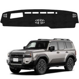 Car Dashboard Cover Mat for Toyota Land Cruiser Prado 250 J250 LC250 2024 2025 Accessories, Suede Sun Shade Pad Center Console Protector(with HUD)