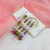 Long Coffin Press on Nails Ballerina Fake Nails with Designs