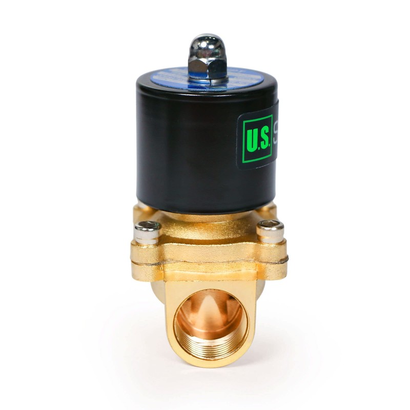 U.S. Solid Solenoid Valve - 3/4 Inch Zinc Alloy 12