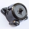 Switch Surface-Mounted On/Off Switch Insert, 10 A/250 V, IP20 Black