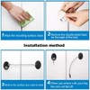 Bestmaple Refrigerator Door Lock with 2 Keys File Drawer Lock