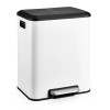 Dual Step Trash Can and Recycle Bin Combo Includes 2