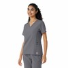 Carhartt Women's Knit Panel Scrub Top, Pewter