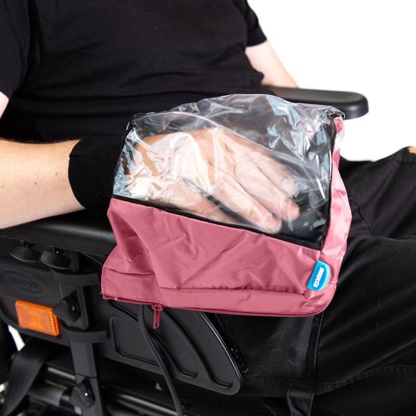 Kozee Komforts Power Wheelchair Control Panel Cover - Waterproof and Durable Protection for Your Electric Panel - Essential Accessory for All Electric Wheelchair Users - Maroon