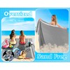 Vicomdy Oversized Cotton Turkish Beach Towel Blanket Giant XL Sandproof