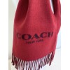 Coach NWT COACH CASHMERE True Blood Oxblood Double Faced Muffler