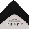 EV Dekor®MF123 Fitted Sheet Double, Black - Deep Pocket Bedsheet