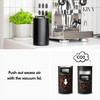 KIVY Vacuum Coffee Canister (Large) - Push Lid Preserves Aroma