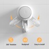 Luxear Suction Cup Hooks, No Drilling, Pack of 2, Wall